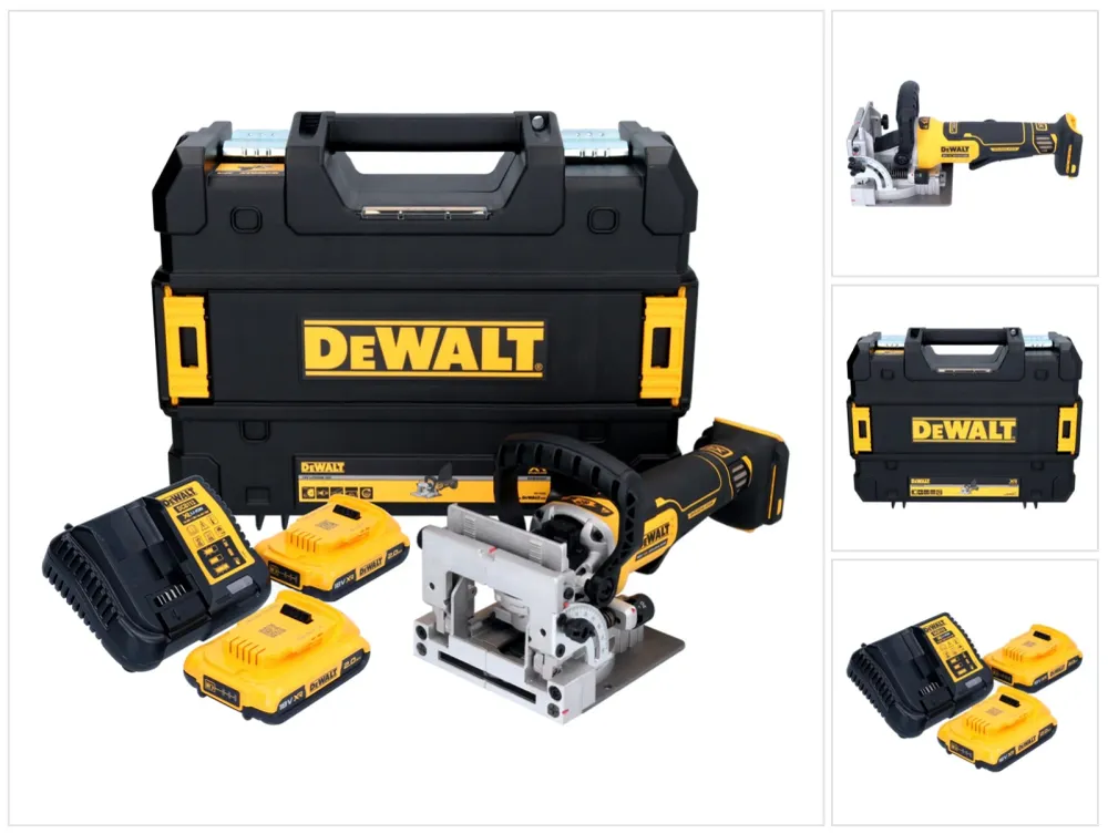DeWalt DCW 682 D2T akumulatorowy frez do kołków płaskich 18 V 102 x 20 mm bezszczotkowy + 2x akumulator 2,0 Ah + ładowarka...