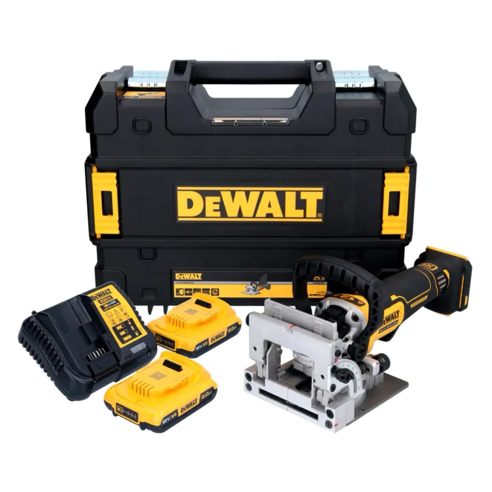 DeWalt DCW 682 D2T akumulatorowy frez do kołków płaskich 18 V 102 x 20 mm bezszczotkowy + 2x akumulator 2,0 Ah + ładowarka...