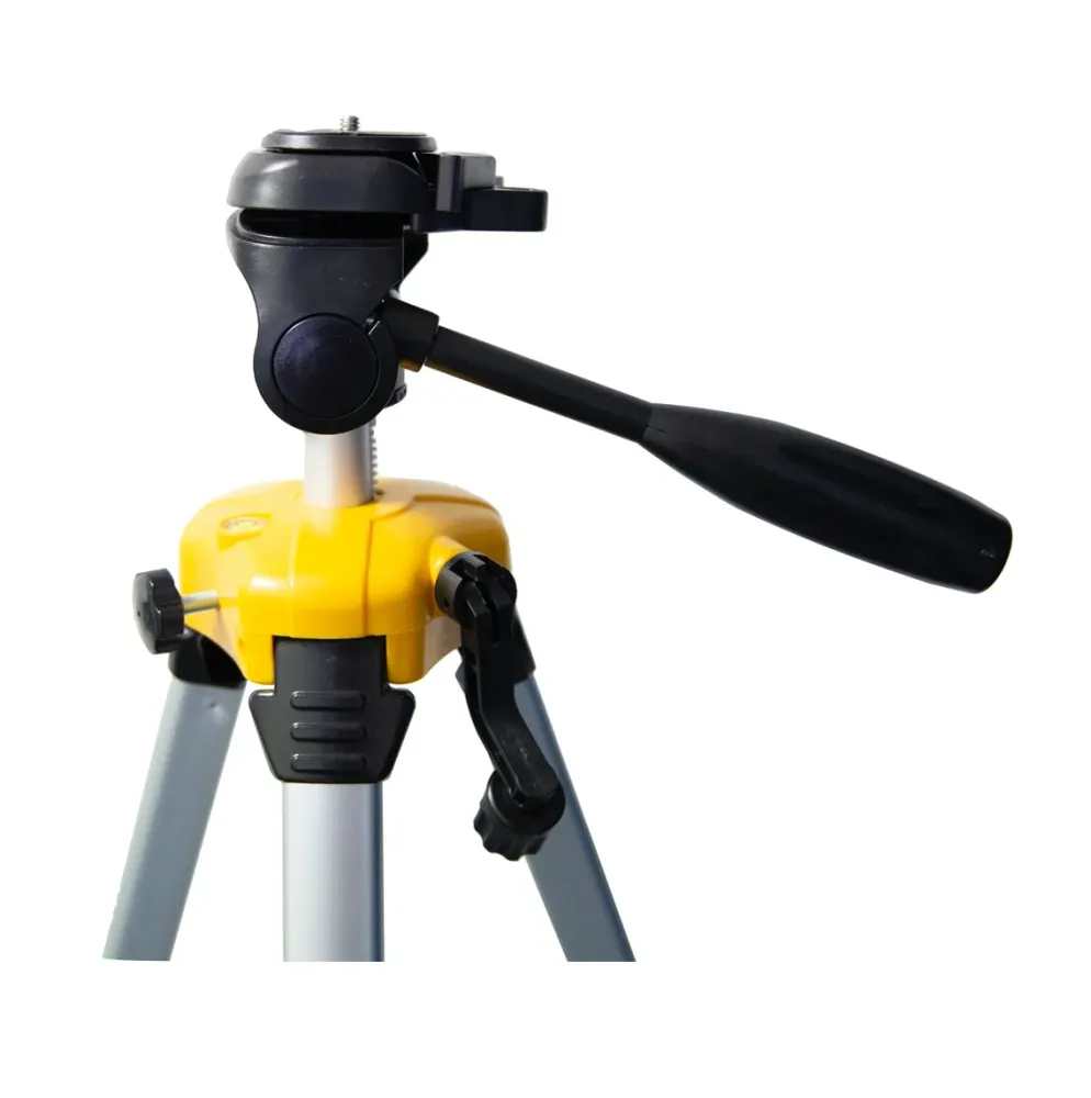 Laser krzyżowy DeWalt DW 088 KTRI-XJ z trybem impulsowym czerwony + statyw aluminiowy DE 0881 1,7 m 1/4"