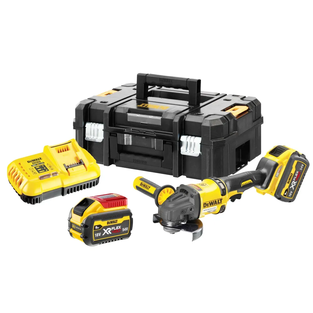 Szlifierka kątowa Dewalt DCG418X2-QW 54 V 9 Ah