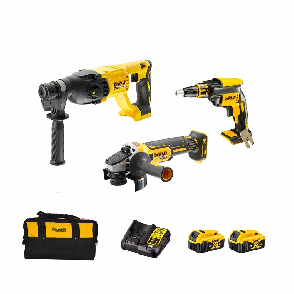Zestaw do suchej zabudowy Dewalt DCK304P2-QW 18 V 5 Ah