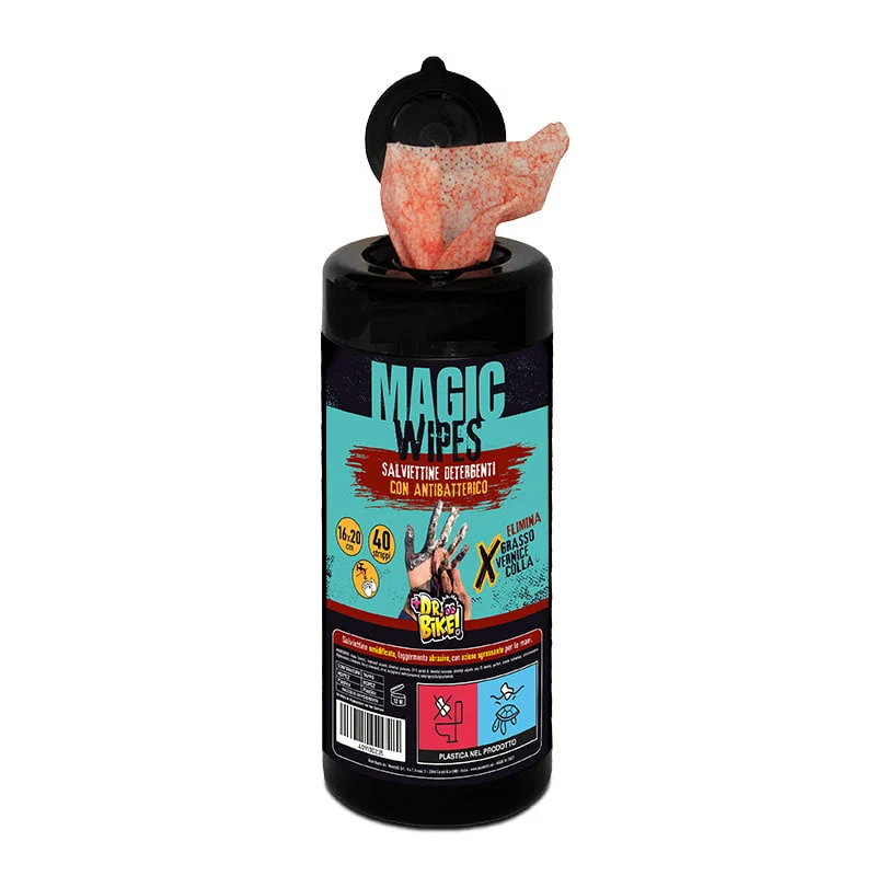 DR.BIKE HIGIENA - Chusteczki czyszczące MAGIC WIPES - 40 sztuk DR BIKE-CICLO
