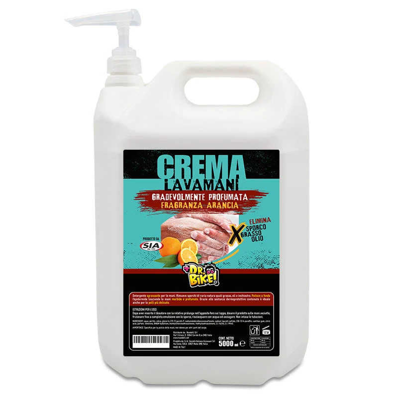 DR.BIKE HIGIENA - Krem do mycia rąk - zapach pomarańczowy - 5l DR BIKE-CICLO