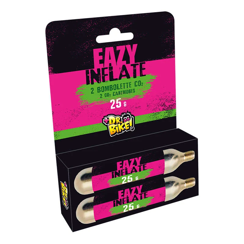 DR.BIKE Nabój CO2 EAZY INFLATE 25g (blister 2 sztuki) DR BIKE-CICLO