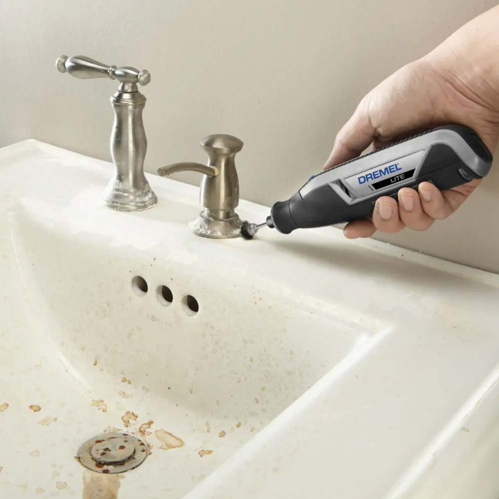 Dremel Lite 7760-15 akumulatorowe narzędzie wielofunkcyjne 3,6 V ( F0137760JA ) + 15-częściowy zestaw akcesoriów - bez aku...