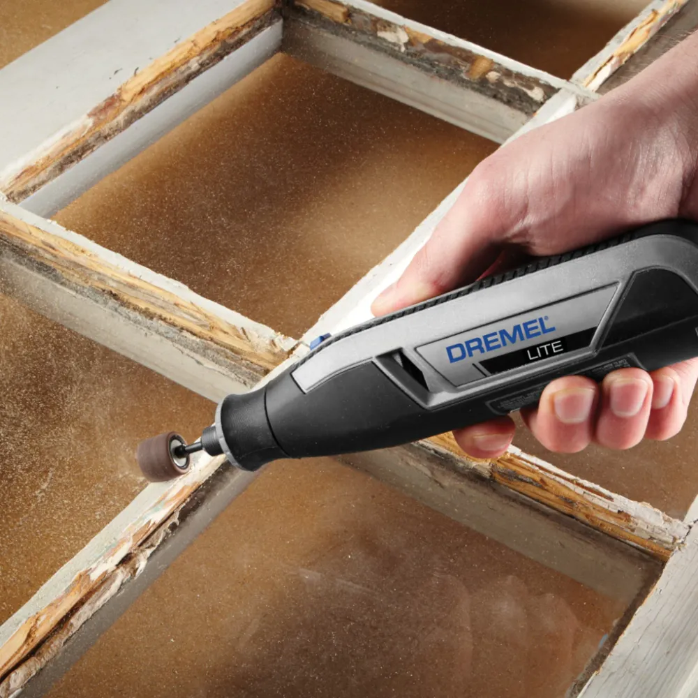 Dremel Lite 7760-15 akumulatorowe narzędzie wielofunkcyjne 3,6 V ( F0137760JA ) + 15-częściowy zestaw akcesoriów - bez aku...