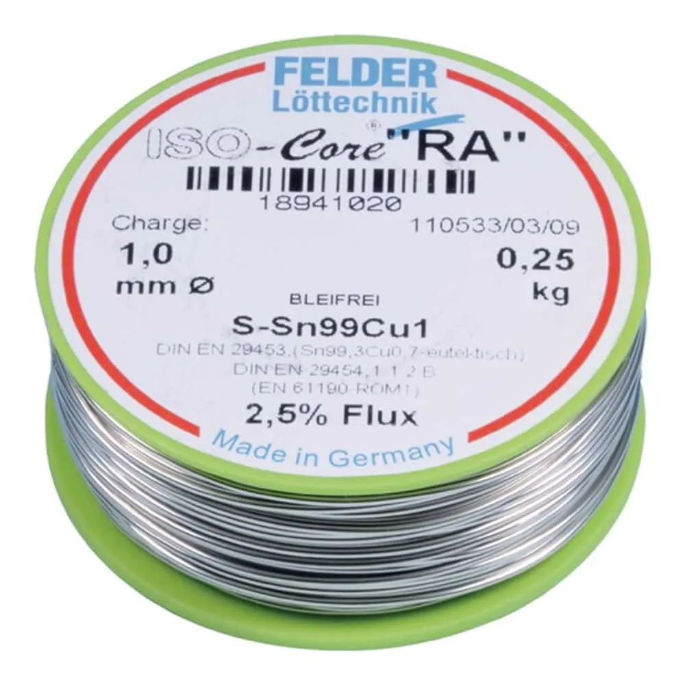 Drut lutowniczy FELDER ISO-Core(R) RA 1 mm ( 4000872796 )