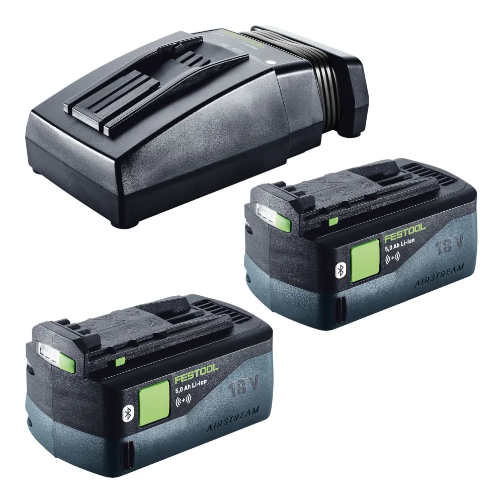 Festool ETSC 2 150-Basic akumulatorowa szlifierka mimośrodowa 18 V 150 mm bezszczotkowa + 2x akumulator 5,0 Ah + ładowarka...
