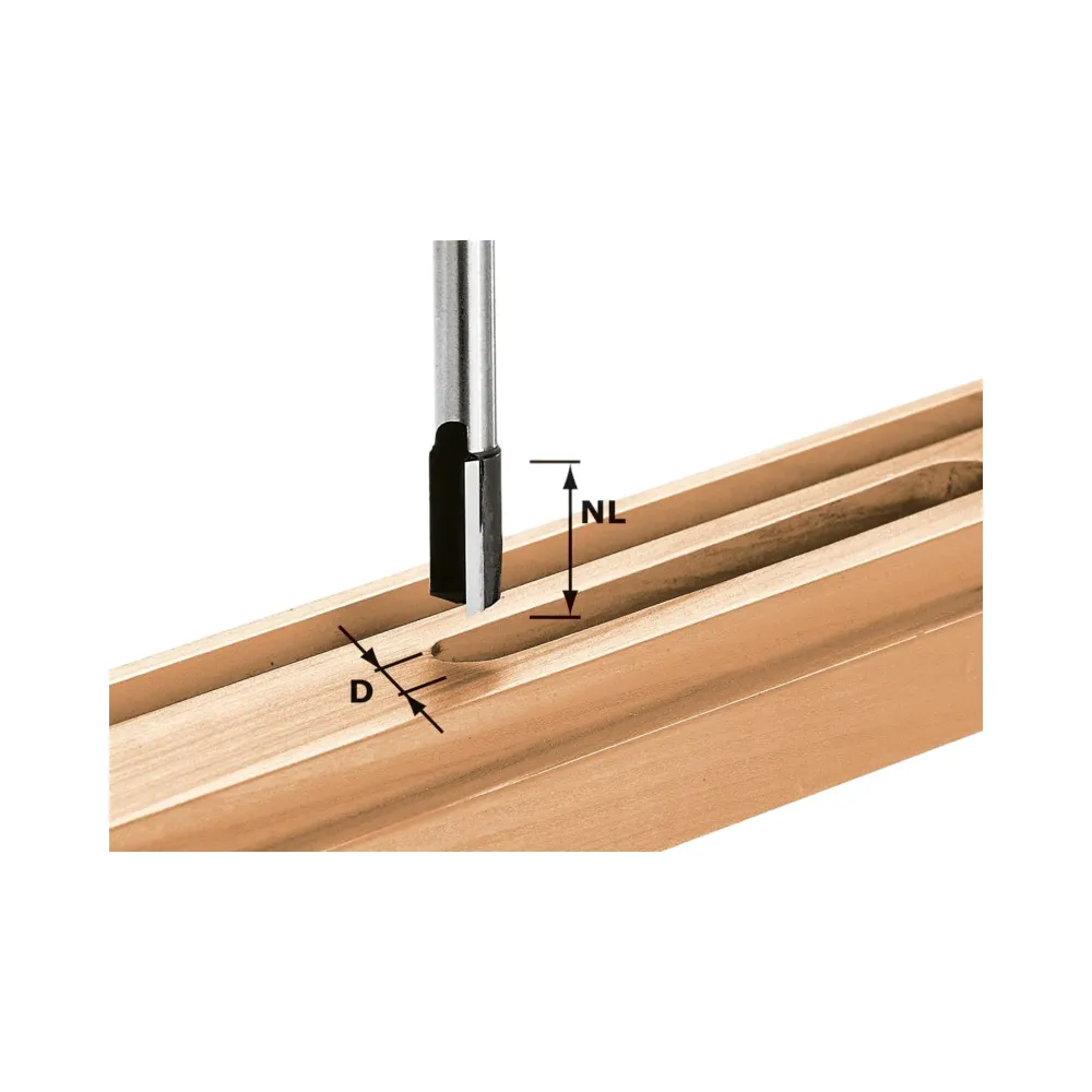 Festool HW S8 D24/20 frez do rowków 24 x 20 x 60 x 8 mm ( 490974 ) do frezarek górnowrzecionowych 900, 1000, 1010, 1010 R,...