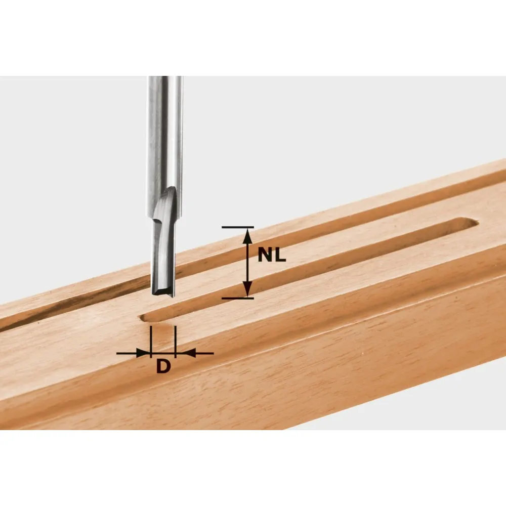 Frez do rowków Festool HW S8 D10/25 10 x 25 x 60 x 8 mm ( 490960 ) do frezarek górnowrzecionowych 900, 1000, 1010, 1010 R,...