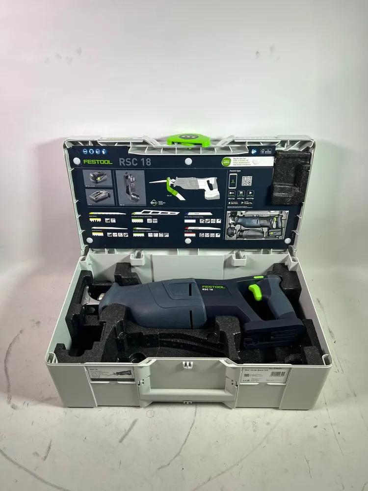 Festool RSC 18 EB-Basic akumulatorowa pilarka szablasta 18 V bezszczotkowa ( 576947 ) + Systainer - bez akumulatora, bez ł...