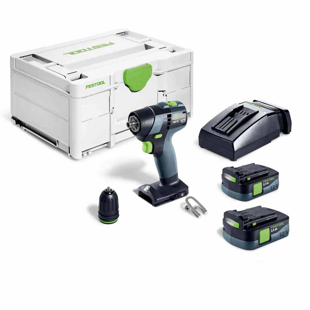Wiertarko-wkrętarka akumulatorowa Festool TXS 12 2,5-Plus