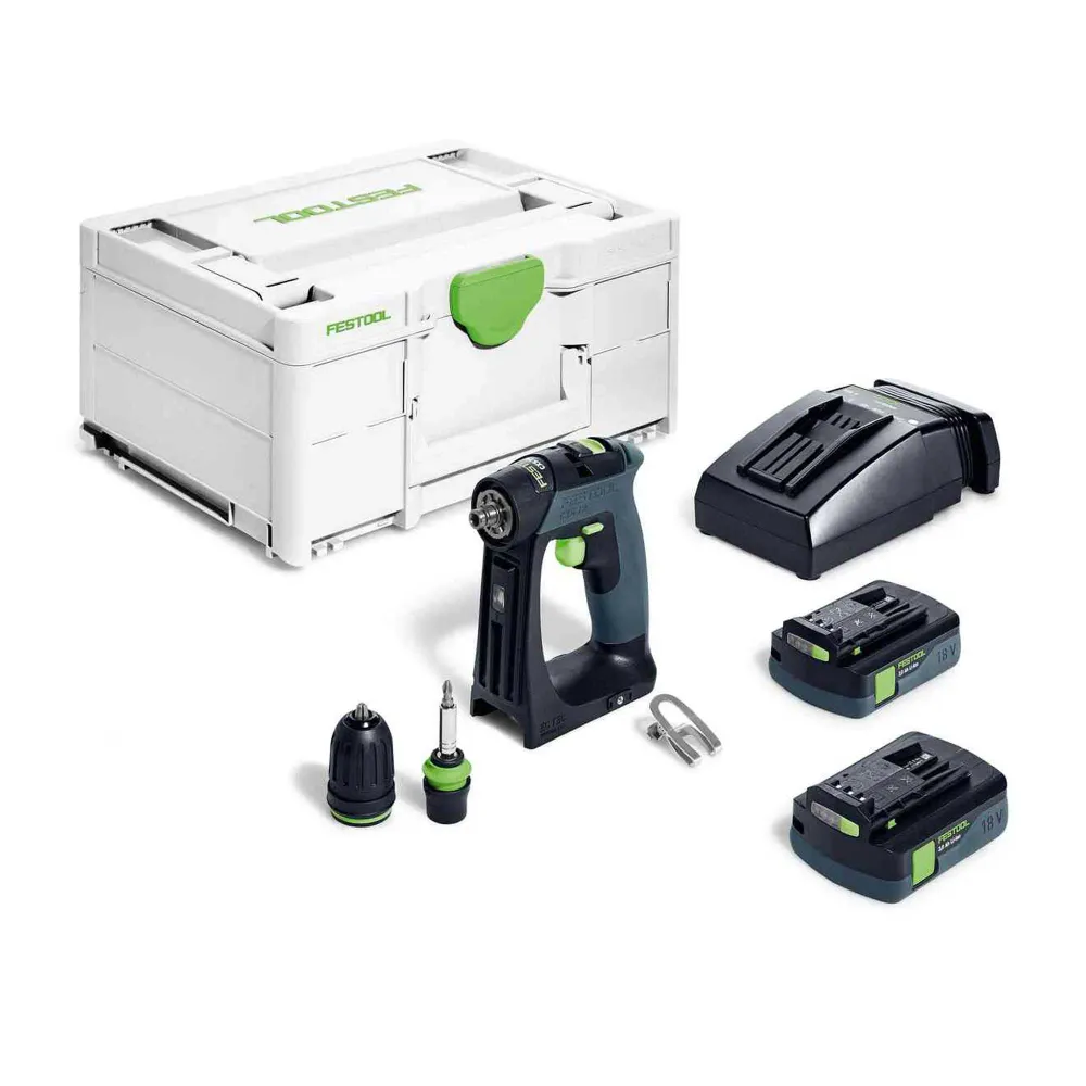 Wiertarko-wkrętarka Festool CXS C 3.0-Plus 18 V 3 Ah