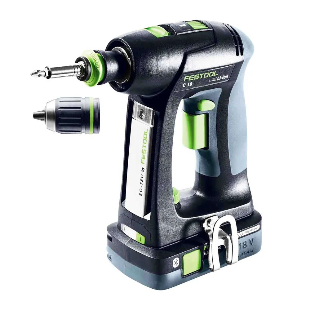 Wiertarko-wkrętarka Festool C 18 HPC 4.0 I-Plus 18 V 4 Ah