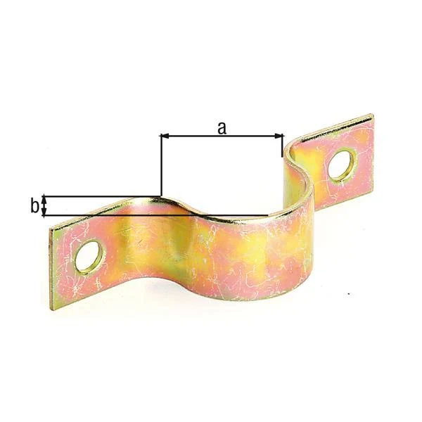 GAH Alberts zacisk do rur ( 8001586369 ) L86.5xW20xH24mm stalowy do rur 25 mm 1"
