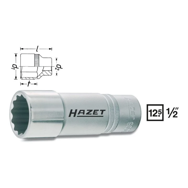 Gniazdo HAZET 900TZ-30 1/2 ″ ( 8000466648 )