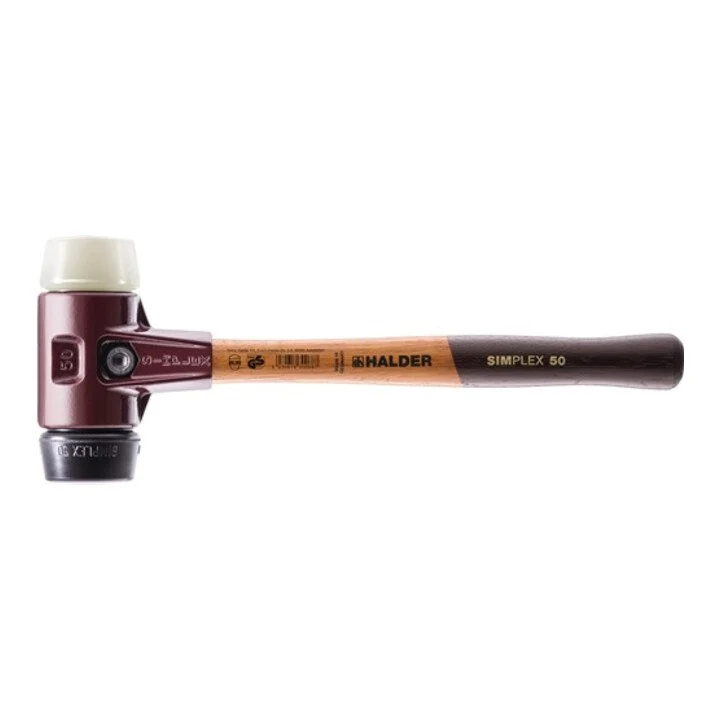 Młotek HALDER SIMPLEX do miękkich powierzchni Długość 350 mm Głowica Ø 50 mm ( 4000760020 )