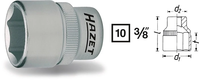 Nasadka Hazet 880 ( 8000466457 ) 3/8 ″ sześciokątna długość 29,5 mm