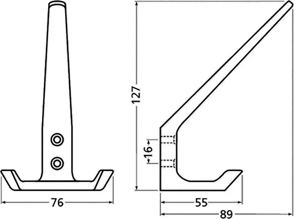 Hermeta hak 0032 ( 3000283273 ) podwójny występ 89 mm wysokość 127 mm
