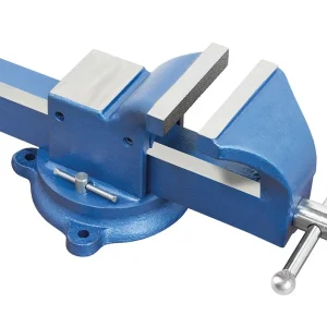Imadło stołowe obrotowe stalowe Fervi 0036/150G szczęki 150mm rozstaw 190mm
