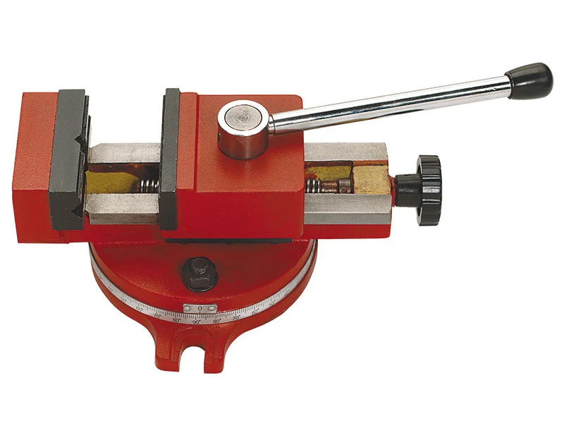 Imadło szybkomocujące Fervi M034/120 do wiertarek kolumnowych, rozstaw szczęk 120 mm