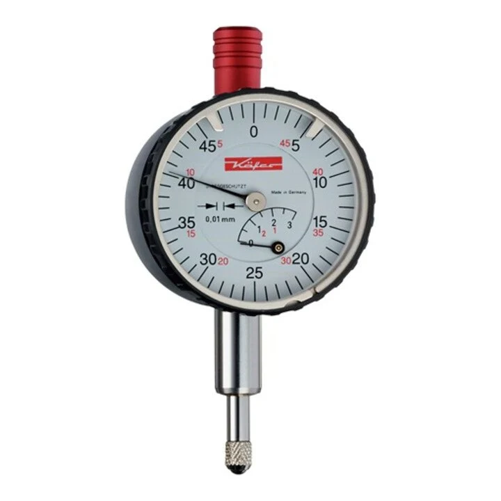 Mały czujnik zegarowy KÄFER KM4/5T 5 mm odczyt 0,01 mm ( 4000851661 )