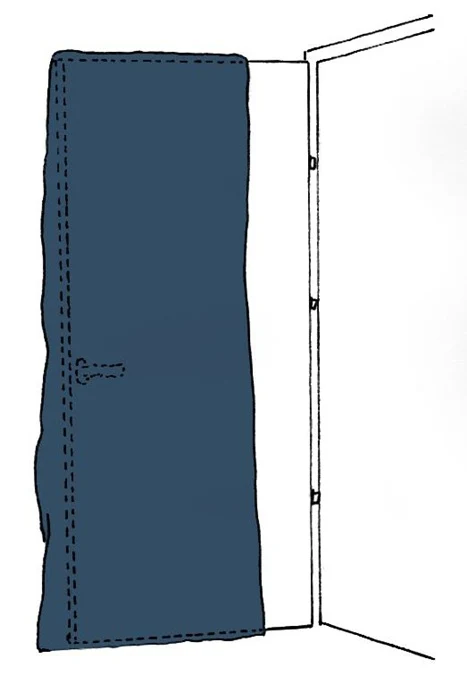 Osłona ochronna Kirchner SIMPROFLEX ( 4000369720 ) szerokość drzwi 125 cm przezroczysta