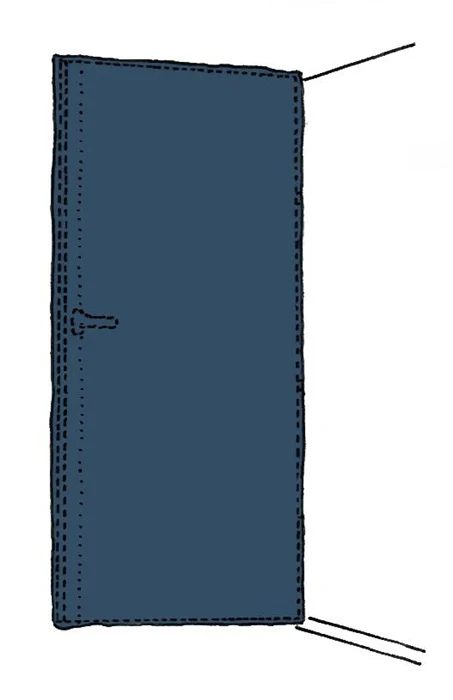 Osłona ochronna Kirchner SIMPROFLEX ( 4000369720 ) szerokość drzwi 125 cm przezroczysta
