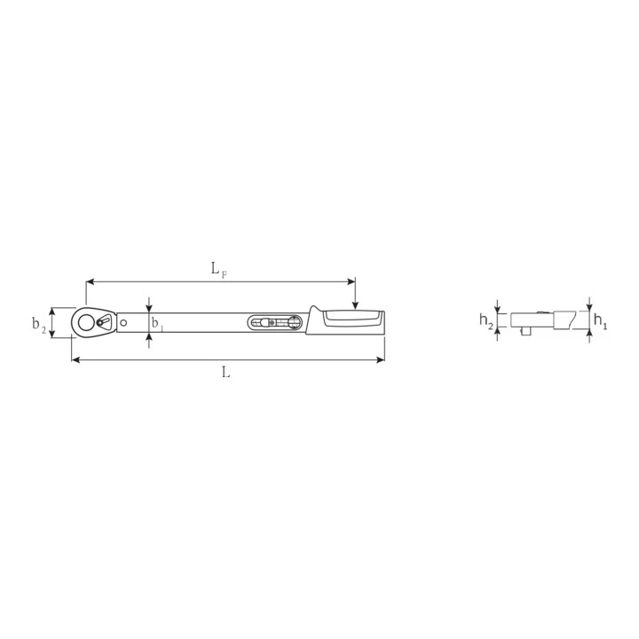 Klucz dynamometryczny STAHLWILLE 721/15 Quick 1/2 ″ 30 - 150 Nm ( 4000826603 )