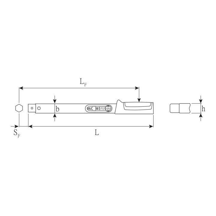 Klucz dynamometryczny STAHLWILLE 730/12 Quick 25 - 130 Nm ( 4000826515 )