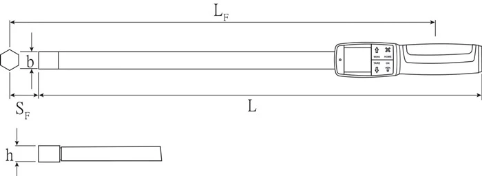 Klucz kątowy/momentowy Stahlwille 714/4 ( 8000332367 ) 4 - 40 Nm
