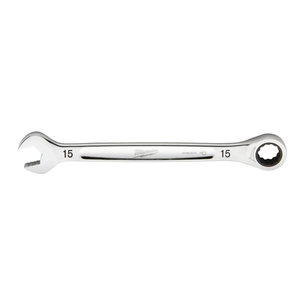 Klucz płasko-oczkowy MAXBITE 15mm z grzechotką | 4932471508
