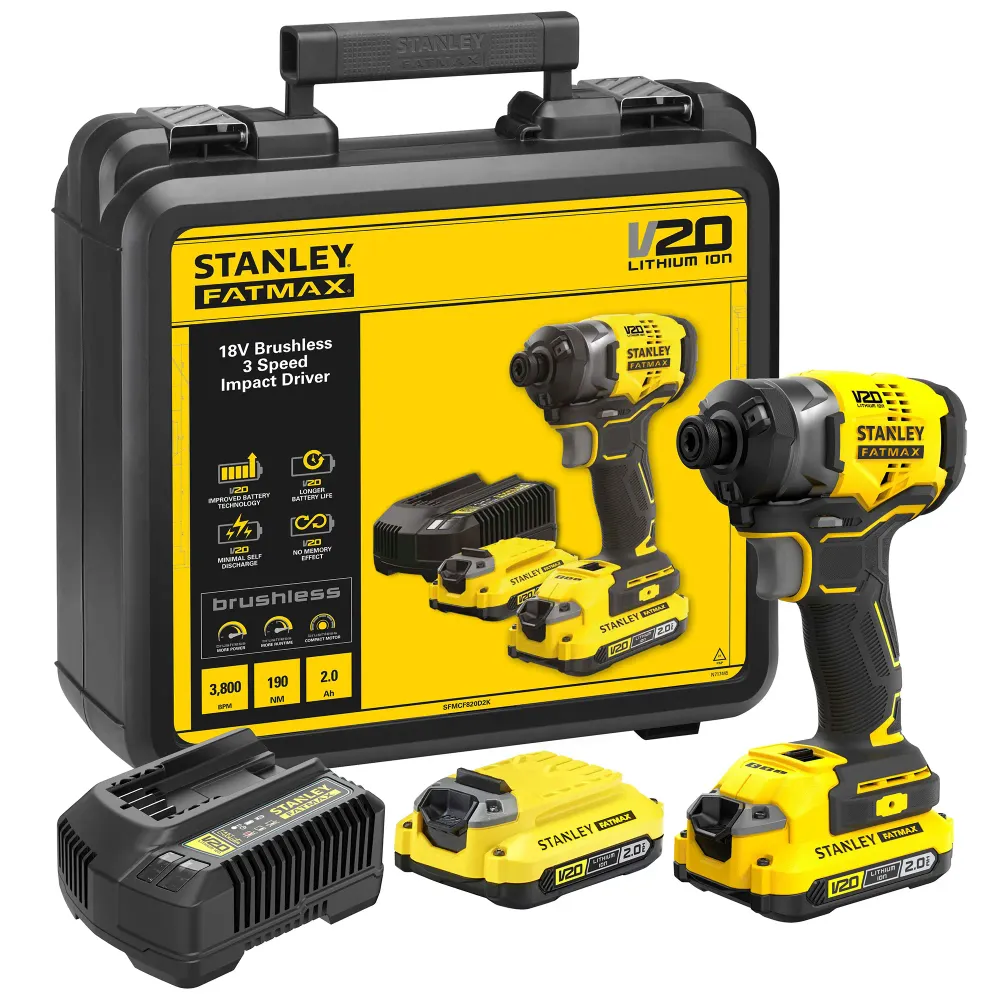 Klucz udarowy Stanley SFMCF820D2K 18 V V20