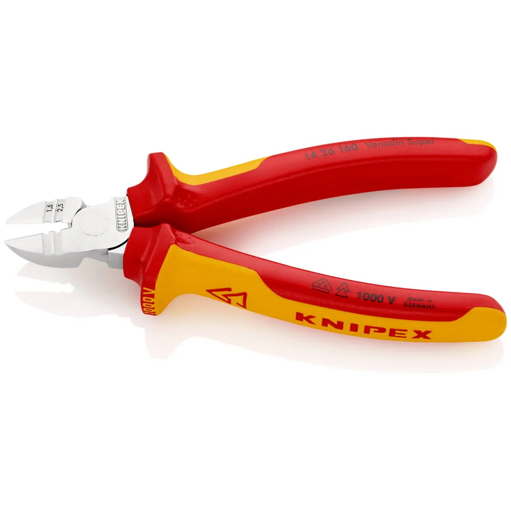 Boczne szczypce do ściągania izolacji KNIPEX, długość 160 mm ( 4000810174 )