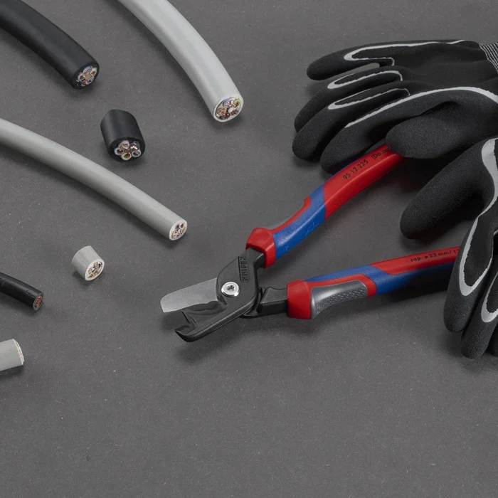 Nożyce do kabli Knipex StepCut XL ( 8004039102 ) długość 225 mm wygodny uchwyt