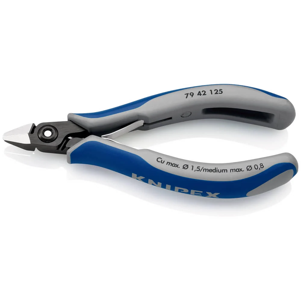 KNIPEX precyzyjne szczypce tnące boczne do elektroniki długość 125 mm kształt 4 ( 4000810823 )