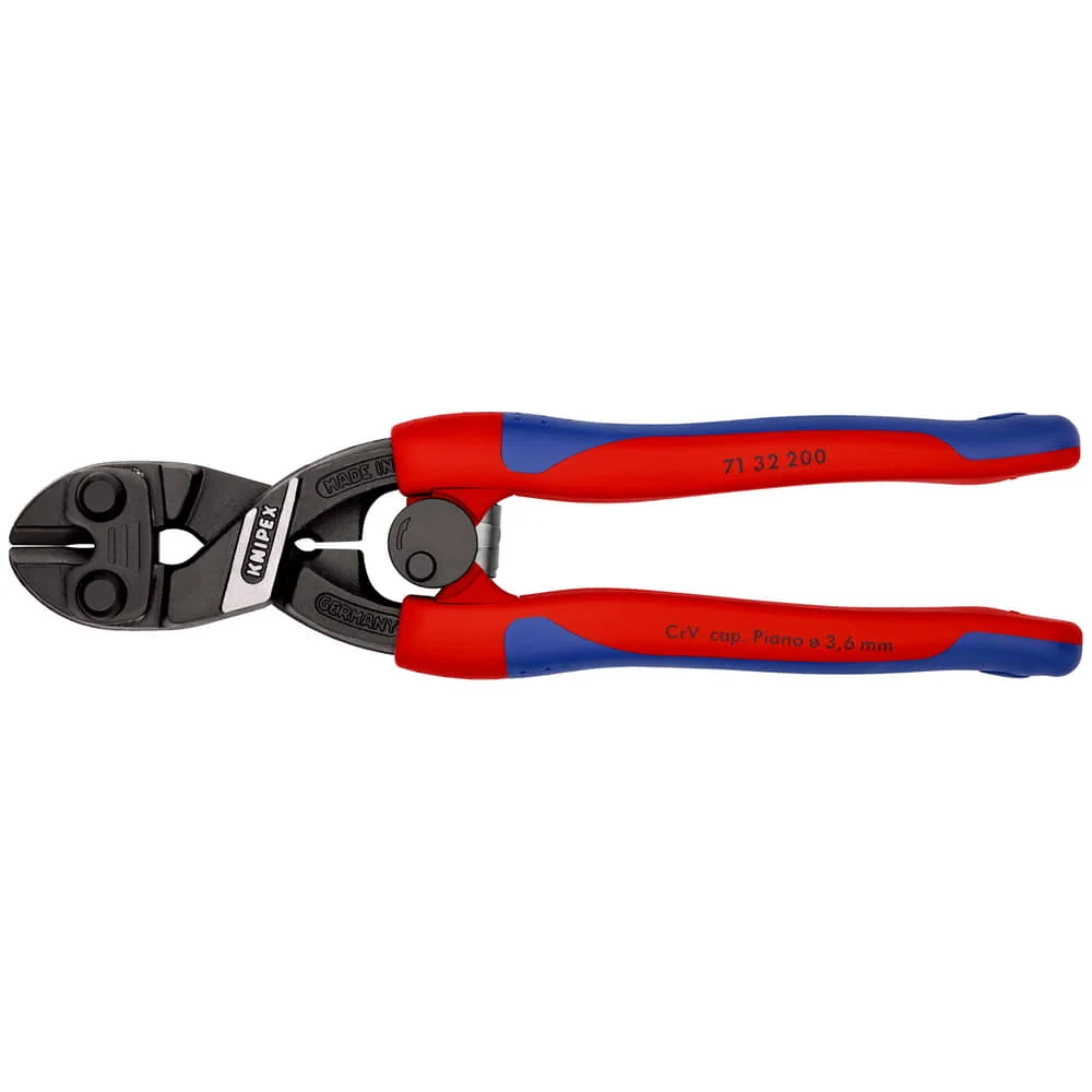 Kompaktowe obcinaki do śrub KNIPEX CoBolt długość 200 mm tuleje wieloskładnikowe ( 4000794609 )