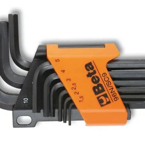 Kpl. kluczy trzpieniowych HEX 1,5-10mm 9szt | 96N/SC9