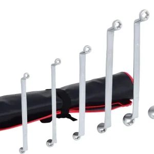 KS TOOLS Doppel-Ringschlüssel-Satz Torx-E, gekröpft, 6-tlg ( 911.0360 )