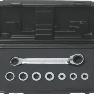 KS TOOLS GEARplus Doppel-Ratschenringschlüssel-Satz, 8-tlg ( 503.4625 )