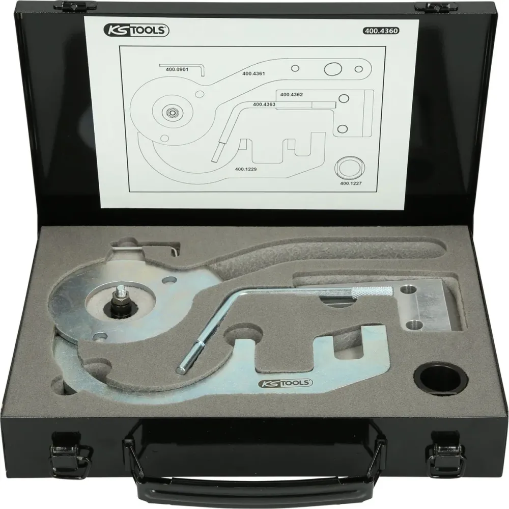 KS TOOLS Motoreinstell-Werkzeug-Satz für BMW / Mini, 6-tlg ( 400.4360 )