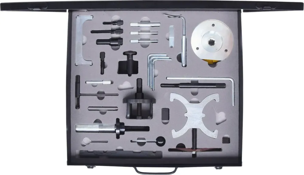 KS TOOLS Motoreinstell-Werkzeug-Satz für Ford / VAG, 34-tlg ( 400.1300 )
