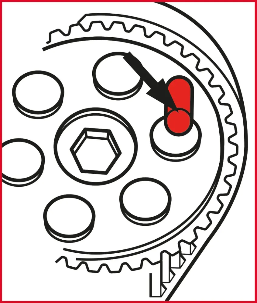 KS TOOLS Motoreinstell-Werkzeug-Satz für PSA, 12-tlg ( 400.1750 )
