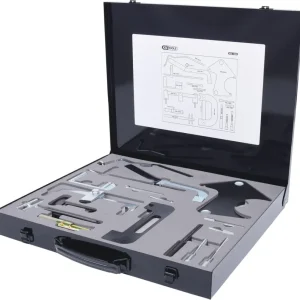 KS TOOLS Motoreinstell-Werkzeug-Satz für Renault, 18-tlg ( 400.1800 )