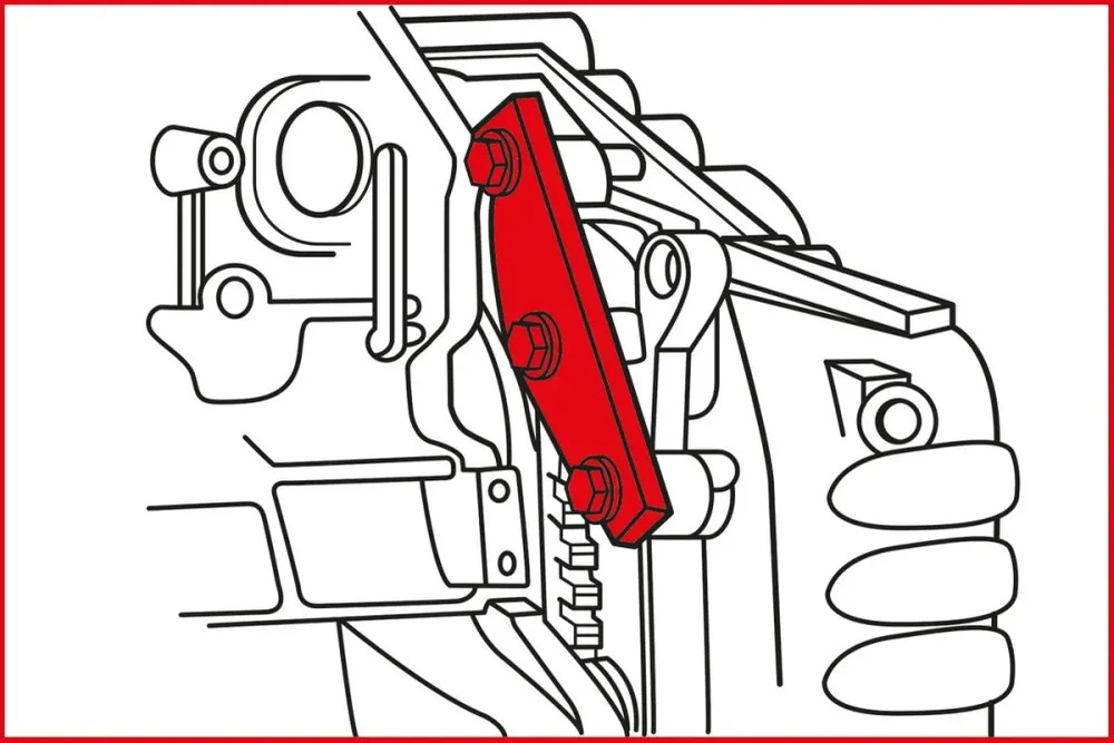 KS TOOLS Motoreinstell-Werkzeug-Satz für Volvo, 13-tlg ( 400.4250 )