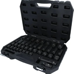 KS TOOLS 1/2" Sechskant-Kraft-Stecknuss-Satz, 40-tlg ( 515.0065 )