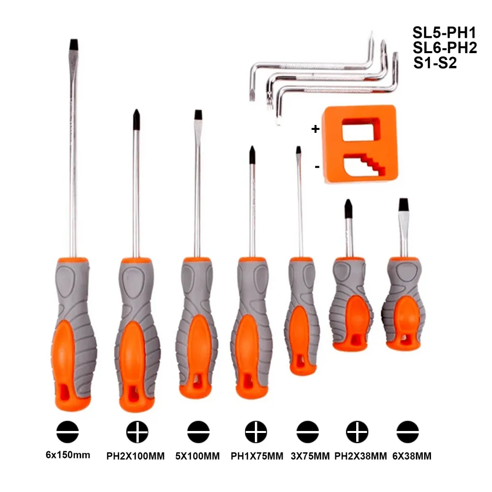 Magnetyczny zestaw śrubokrętów z magnesem 11 PCS