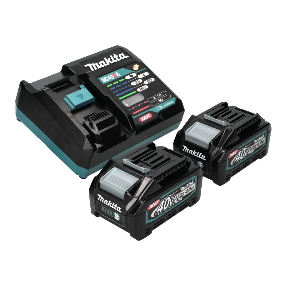 Makita TM 001 GM203 Akumulatorowe narzędzie wielofunkcyjne 40 V max. Starlock Max Brushless + 2x akumulator 4,0 Ah + 37-cz...