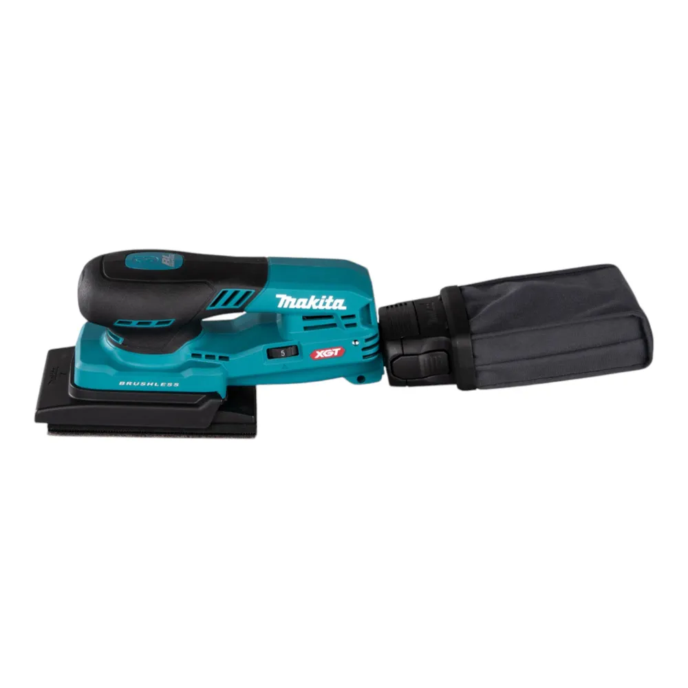 Makita BO 005 CGM201 Akumulatorowa szlifierka oscylacyjna 40 V maks. 80 x 130 mm skok 3,0 mm Bezszczotkowa + 2x akumulator...