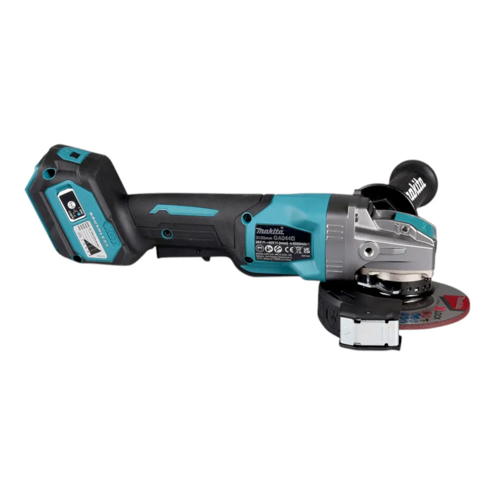 Makita GA 044 GM1 Akumulatorowa szlifierka kątowa 40 V maks. 125 mm X-LOCK Bezszczotkowa + 1x akumulator 4,0 Ah - bez łado...